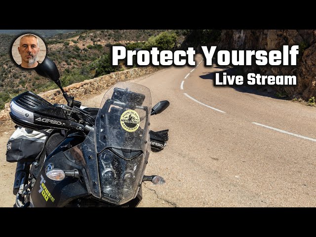 How to Protect yourself and avoid problems on a Long Motorcycle Trip - Live Stream 30.04.23