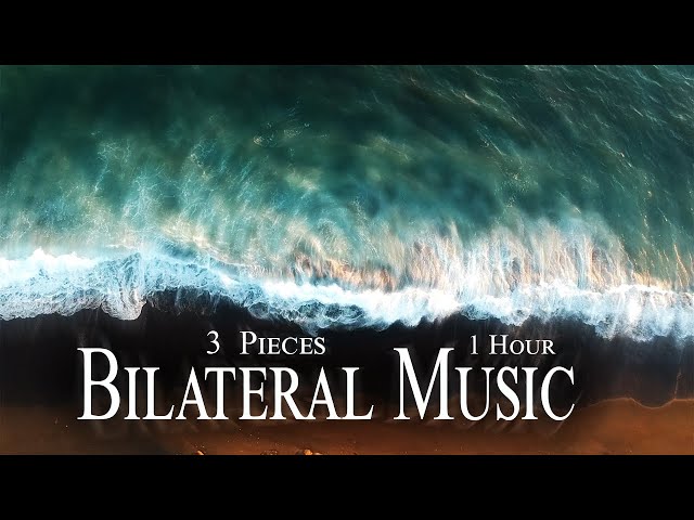 Ocean Waves Bilateral Music Mix 🎧 Anxiety, Stress, PTSD, Insomnia Release | Meditation & Relaxation