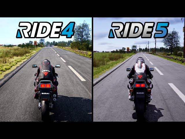RIDE 4 vs RIDE 5 - Graphics & Gameplay Comparison (PS5)
