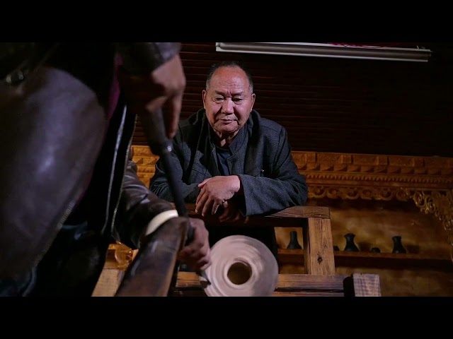 Tibetan Folk Wooden Utensil Making Craft