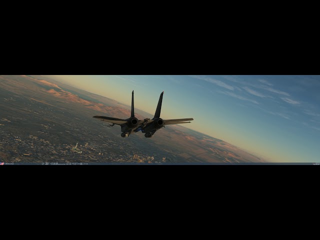 Digital Combat Simulator  F-14 B Super Ultra Widescreen  3840x1080 Upscaled to 4K