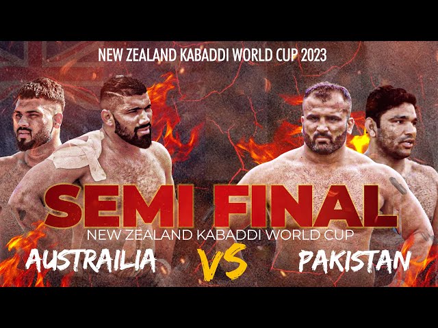 Pakistan VS Austrailia | Semi Final | New Zealand Kabaddi World Cup 26 Nov 2023