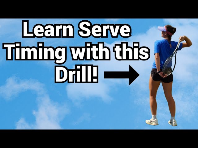 How to time the swing on the serve