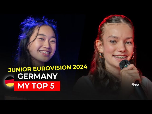 Junior Eurovision 2024: Germany - My Top 5 (National Final)