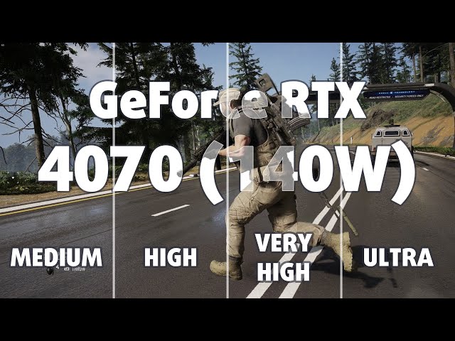 🎮 NVIDIA GeForce RTX 4070 [Laptop, 140W] - Ghost Recon: Breakpoint gameplay benchmarks (1080p)