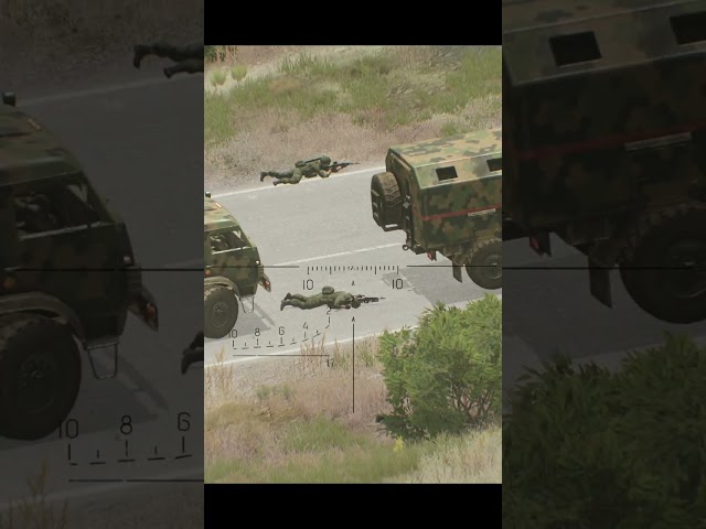 Russian Troops do not know from where Ukrainian snipers shooting - Arma 3
