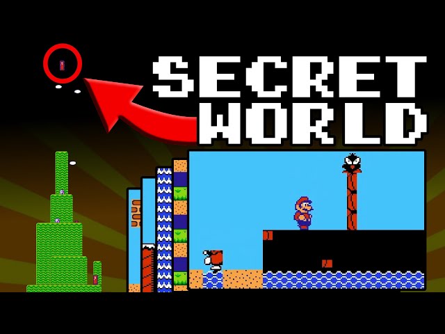 Behind the First Door in Super Mario 2! (Secret GLITCH World!)