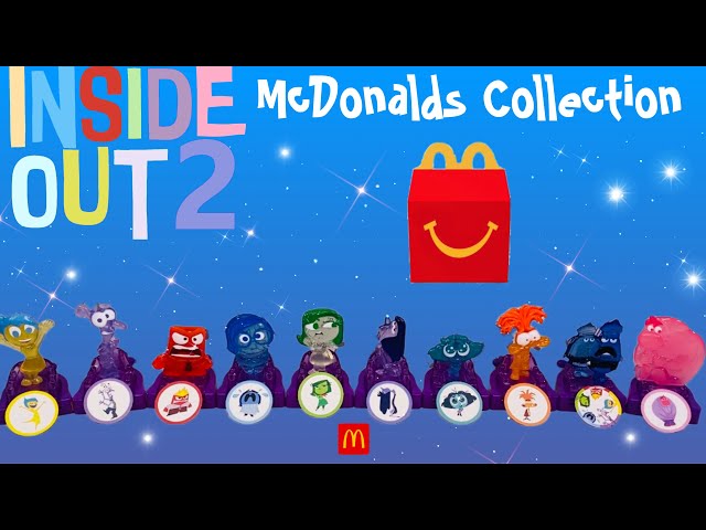 McDonalds - inside Out 2 movie collection review - full set of 10 - Happy Meal video - Fast Food