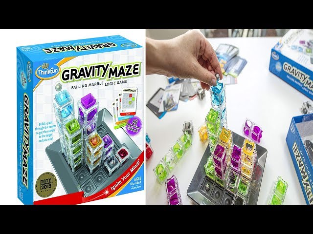 ThinkFun Gravity Maze Marble Run Logic Game :review