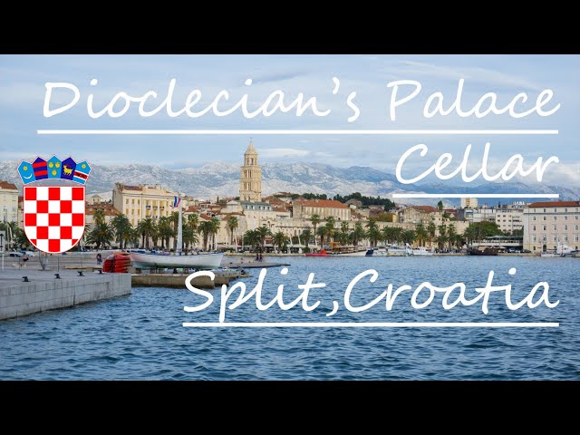 Quick look in Cellars of Diocletian Palace, Split, Croatia