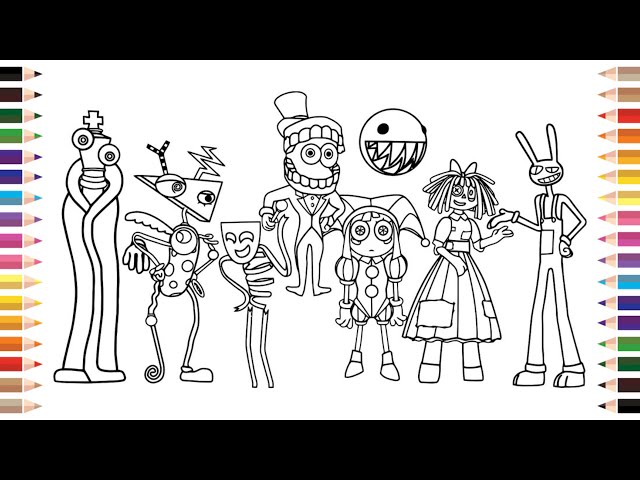 The Amazing Digital Circus Episode 2 /Coloring Pages / NCS Music