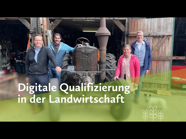 Digitale Qualifizierung in der Landwirtschaft im Experimentierfeld Agro-Nordwest