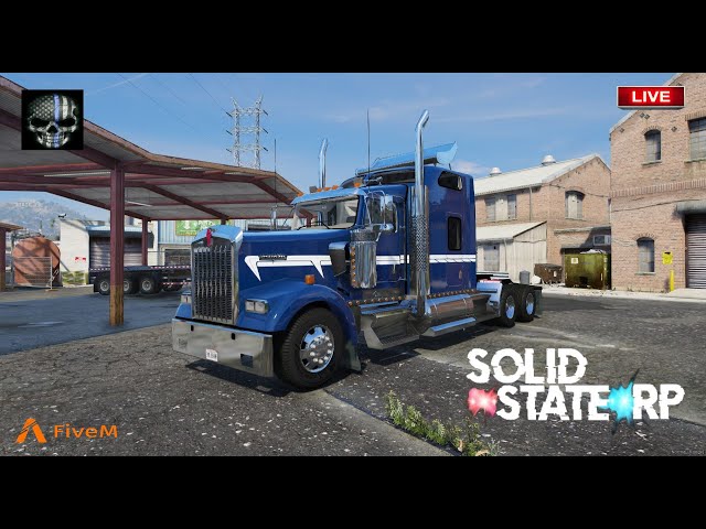 FiveM Truckin' Experience LIVE from Solid State RP  |  Multiplayer  |  Roleplay  |  XPACK  | PC