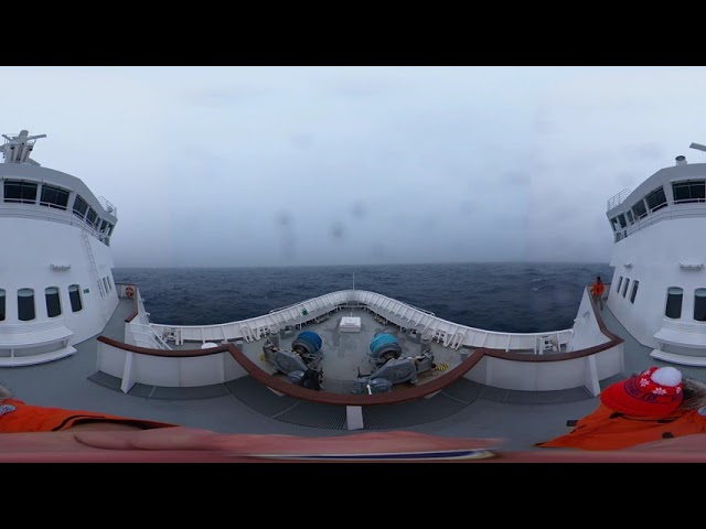 360 Video - Entering the Drake Passage en route to the Antarctic.