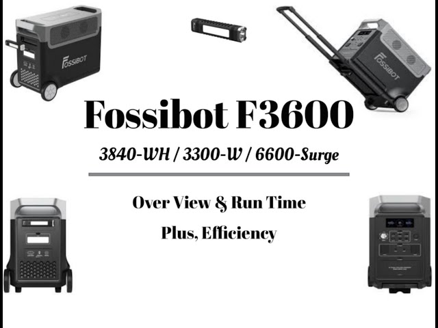 Fossibot F3600 POWER STATION REVIEW