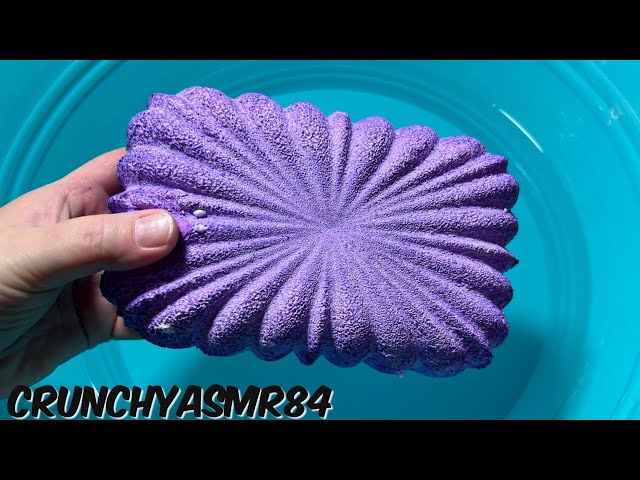 Purple Hydrophobic Chalk Crush | Oddly Satisfying | ASMR | Sleep Aid