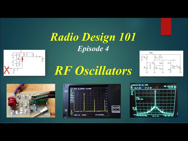Radio Design 101 - RF Oscillators (Episode 4)