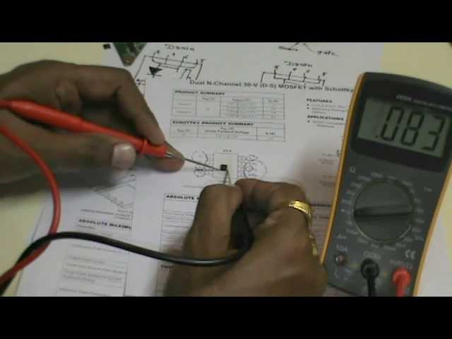 How to check MOSFET with multimeter  (हिन्दी)