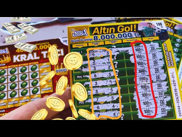 New Scratch Card King Crown! Golden Goal! Jackpot! Games of chance !