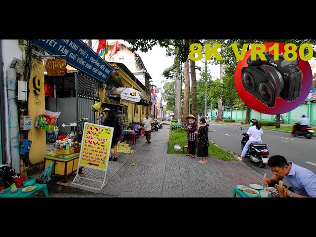HO CHI MINH CITY or SAIGON in the morning VIETNAM 8K 4K VR180 3D (Travel Videos ASMR Music)