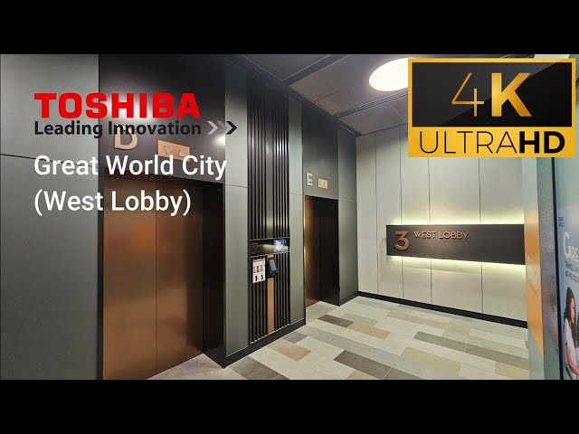 Toshiba lifts at Great World City (West Lobby)