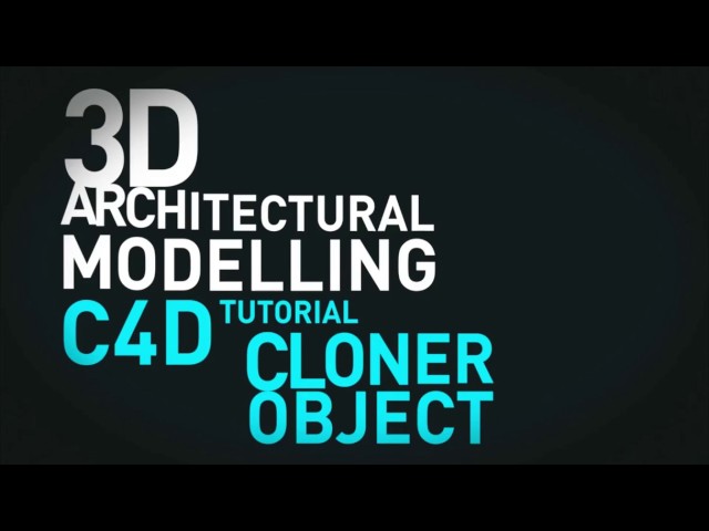 Cinema 4D Tutorial Cloner Object