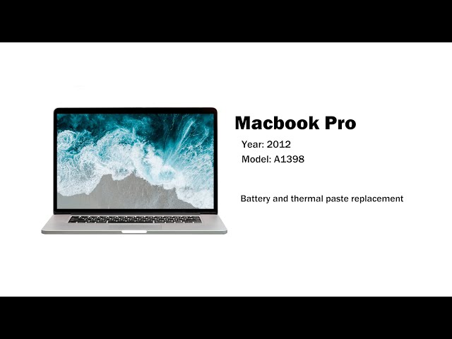 Reviving Your MacBook Pro 2012: Battery & Thermal Paste Replacement Guide