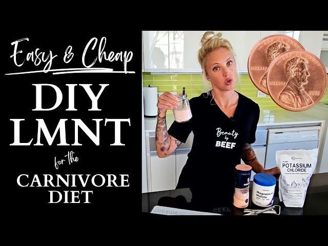 Make your own CRAZY CHEAP electrolytes for the Carnivore Diet! (LMNT copycat)