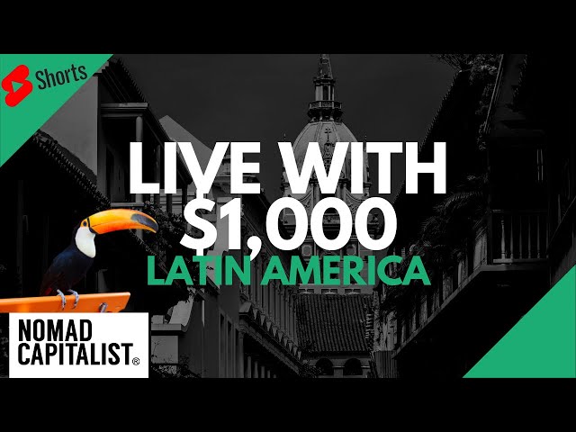 Live for $1,000 per Month in Latin America #Shorts