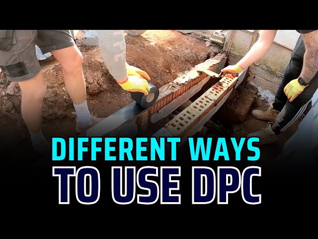 Damp Proof Course Installation | Different ways to use DPC