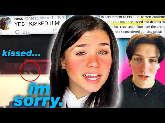 Nessa Barrett RESPONDS To KISSING Lilhuddy!... (video of kiss?!)