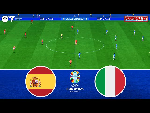 SPAIN vs ITALY - UEFA EURO 2024 | Group Stage | Full Match All Goals | FC 24 Gameplay