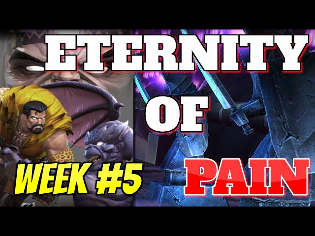 Eternity of Pain III | Week #5 Finale | Non Cosmic Run! | Marvel Contest of Champions