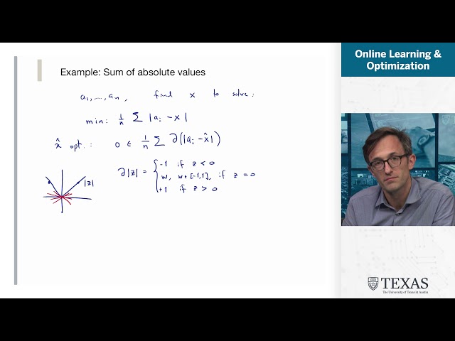 2.5 Optimality Conditions for Convex Optimization