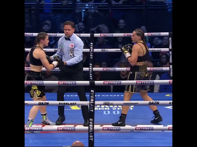 Was It A Punch Or Slip? Chantelle Cameron Vs Katie Taylor 2 First Round