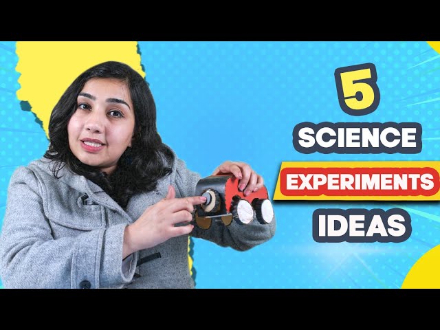 5 Easy Science Experiments For Kids At Home | Easy Learning Activity