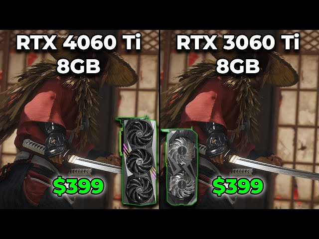GeForce RTX4060 Ti vs RTX 3060Ti Gameplay Benchmark, Is the RTX 4060 Ti Better?