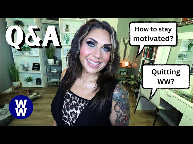 ANYTHING GOES WEIGHT LOSS Q&A - LIFE - MAINTENANCE & MORE! WEIGHT WATCHERS!