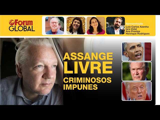 A liberdade de Assange enfim chegou, mas a justiça ainda não | Fórum Global | 25.06.24