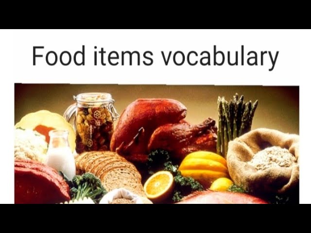 learn food vocabulary//talking flashcards 🥣🥢