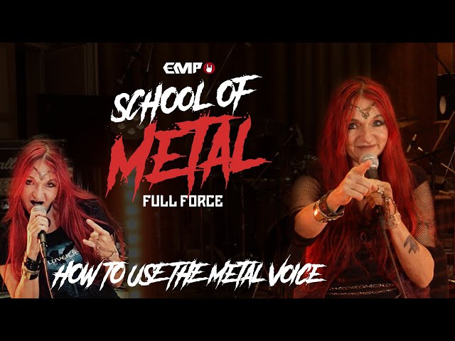 EMP x Full Force | School Of Metal | How to use the metal voice with Sandrina Sedona