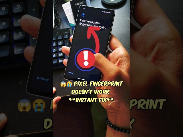 Try This to fix the Google Pixel Fingerprint Problem Techintime #techintelugu #pixel