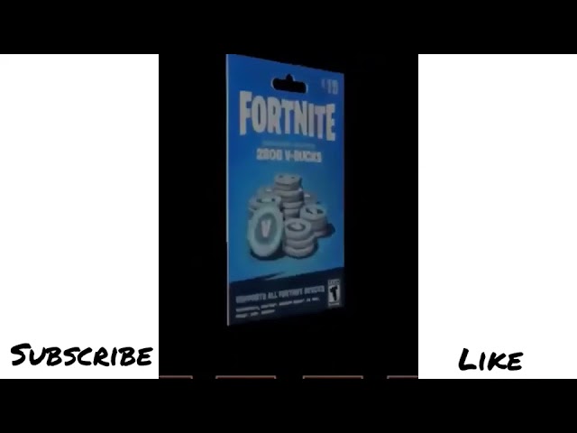 19 dollar fortnite card song 1 hour special (100 subscribers special)