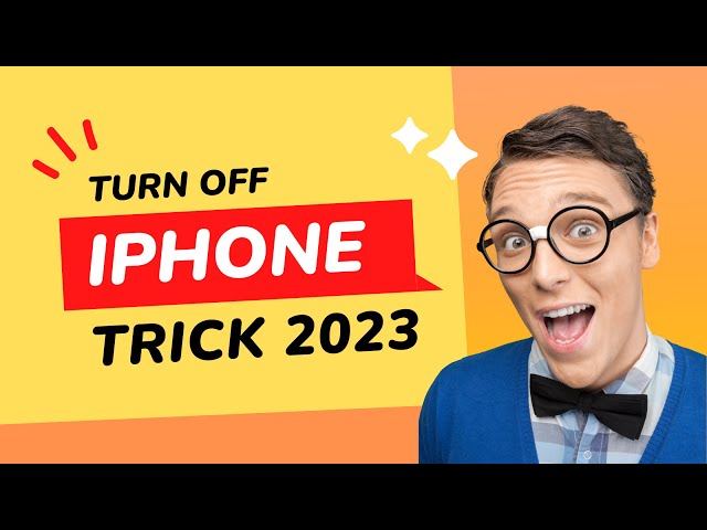 (2023) Turn Off iPhone from a Screen Shortcut