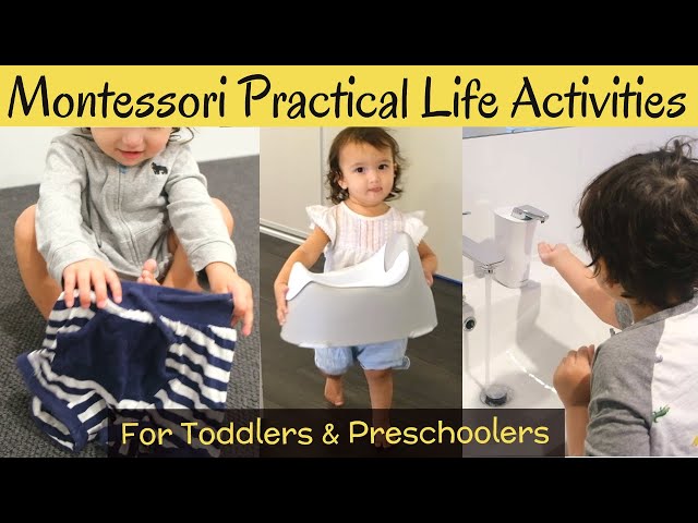 Montessori Practical Life Activities  #3 | Self Care (MONTESSORI AT HOME)