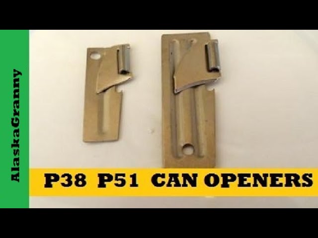 P 38 P 51 Can Opener What's the Difference How to Open a Can P 38 P 51