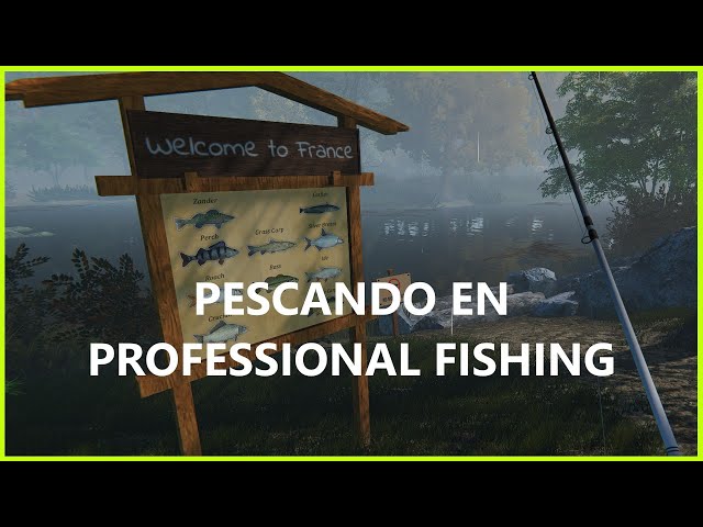 Pescando en PROFESSIONAL FISHING🐠 con LLUVIA