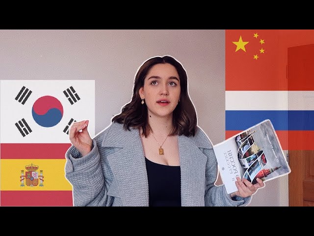 how I'm studying 4 languages (in depth) - spanish, korean, mandarin & russian