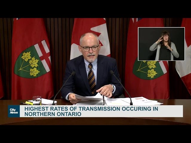Dr. Kieran Moore provides update on Ontario's COVID-19 numbers