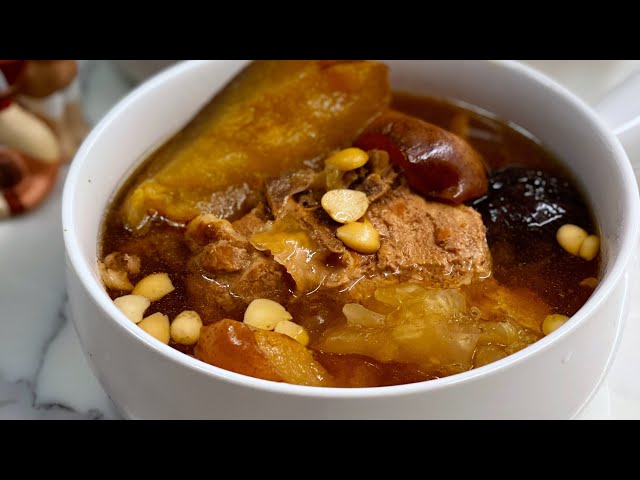 Slowcooked Honey Pear Pork Ribs Soup Recipe
